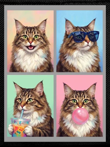Katzen Norwegische Waldkatze Katze