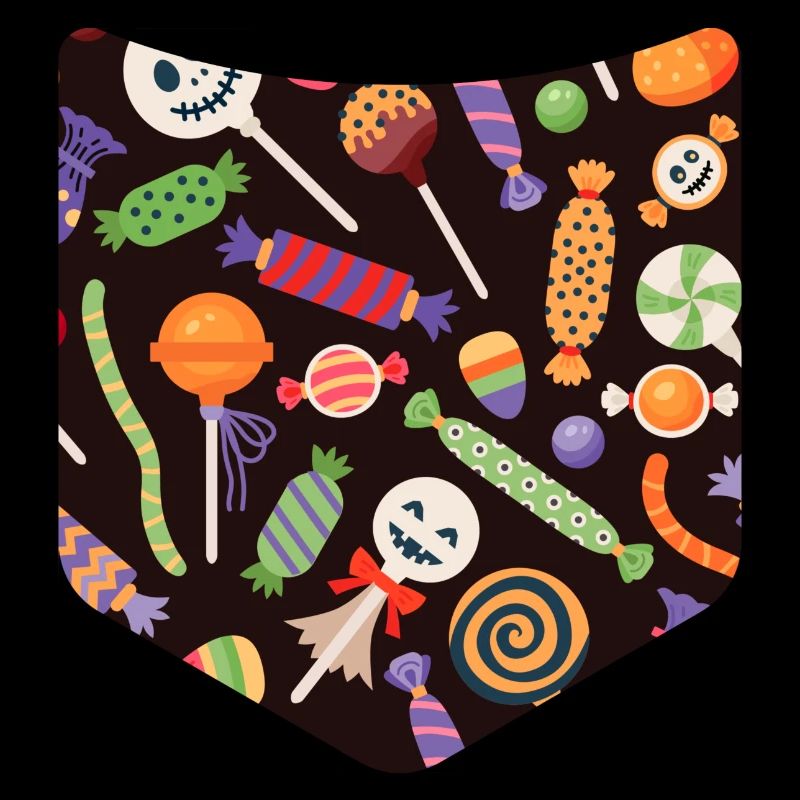 Süßes Oder Saures Gruselige Brusttasche Halloween