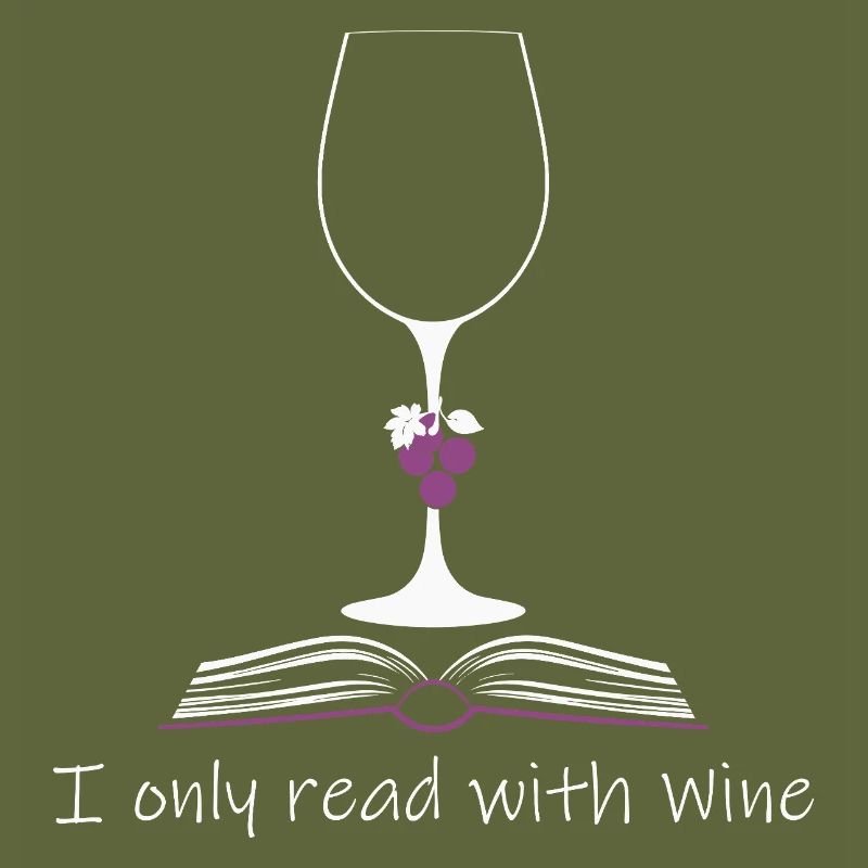 Ich lese nur beim Wein