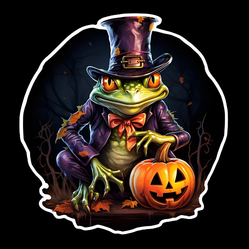 Grenouille Halloween