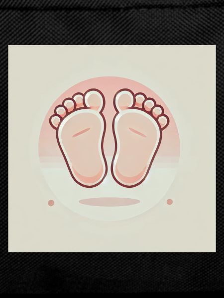 Cute little baby feet