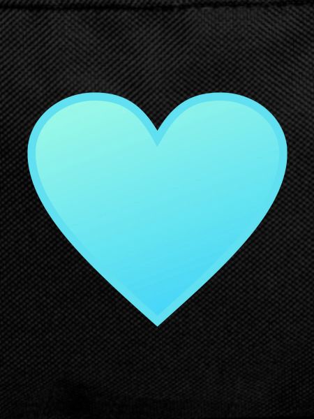 Heart - blue light