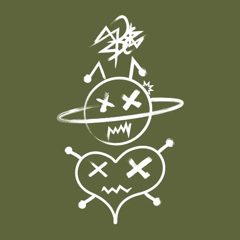 Alien Planet Pirate Heart par Visual Design Studio