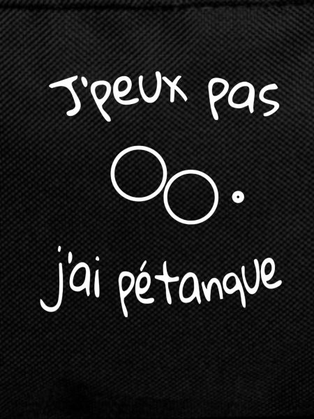 I can not I petanque