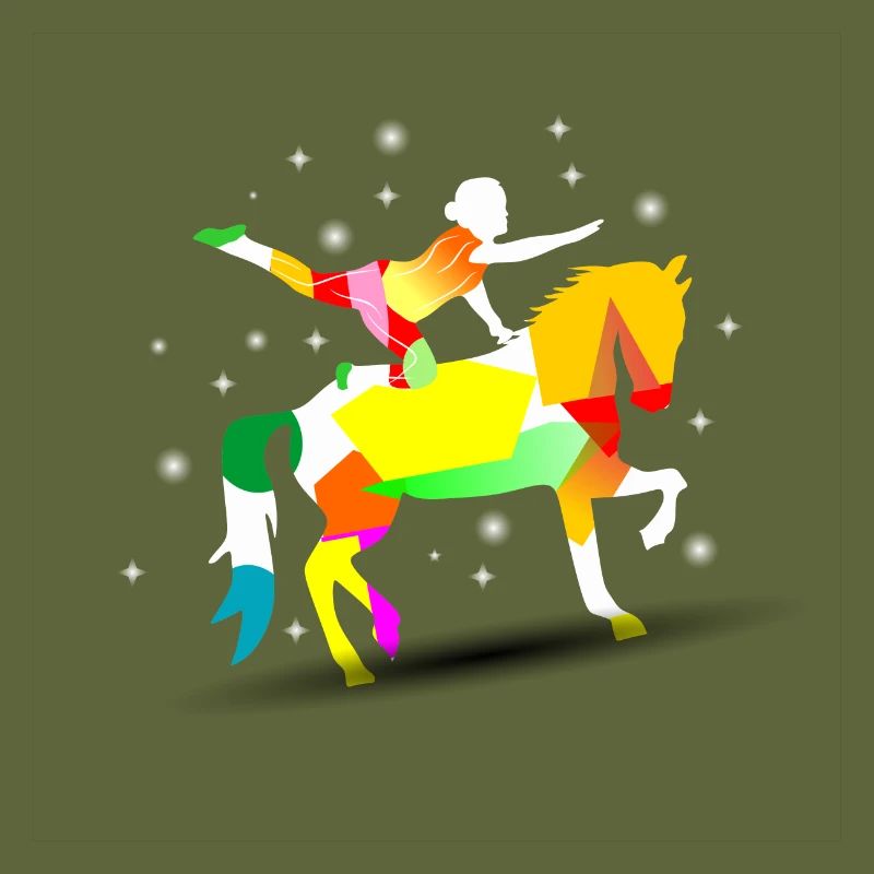 Voltigieren Pferd