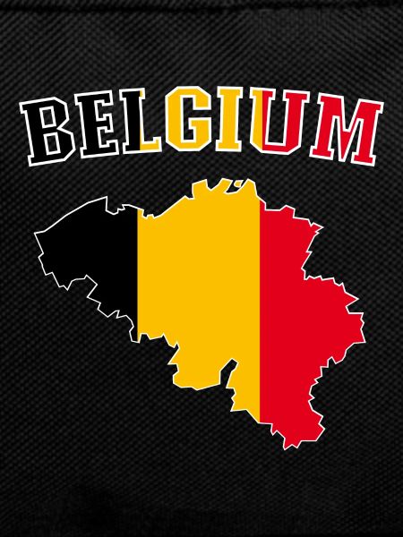 Belgium Flag Map