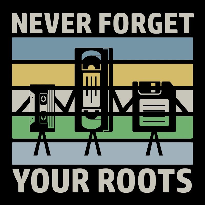 Cassette VHS VHS Old school Design Rétro