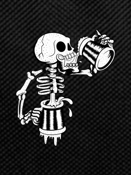 Always thirsty | Skeleton | Permanent drinker