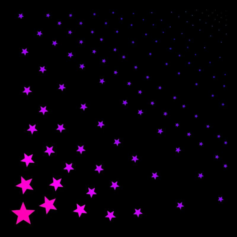 Rosa Sterne Pink Geschenkidee