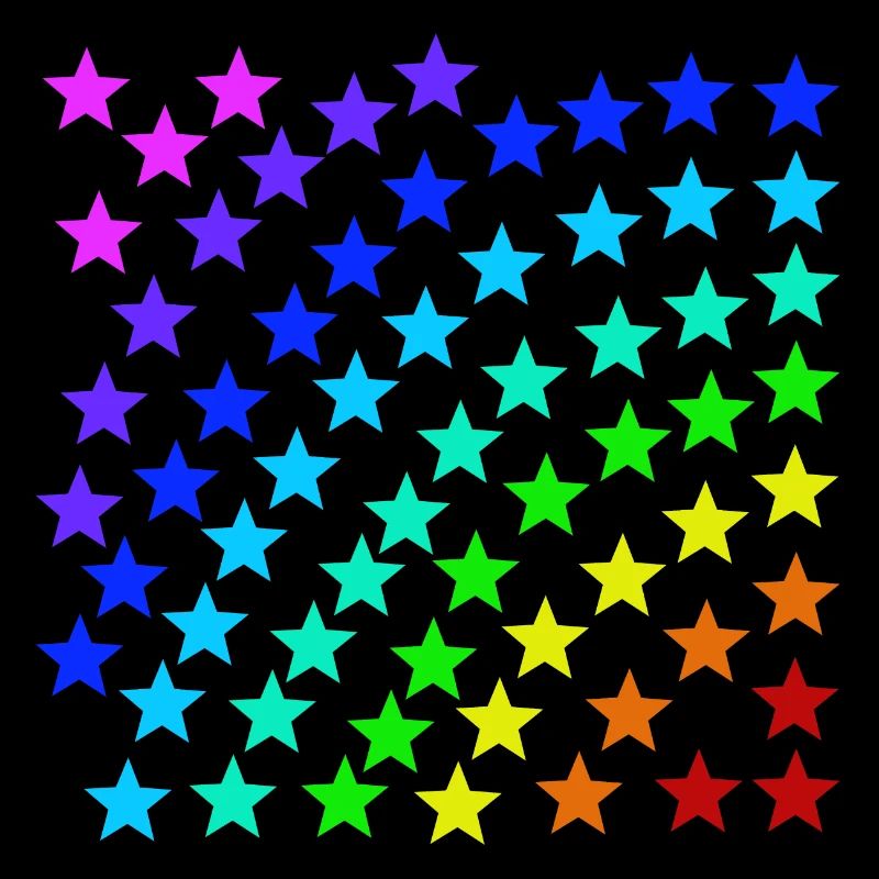 Sterne bunt Regenbogen Geschenkidee