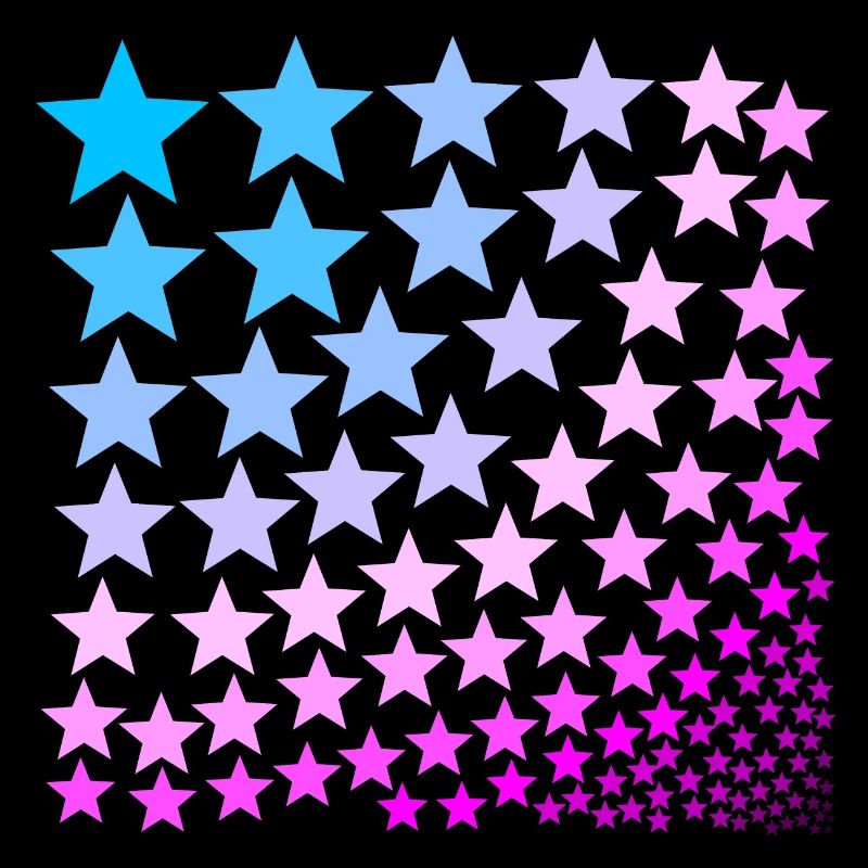 Sterne blau rosa pink türkis Geschenkidee