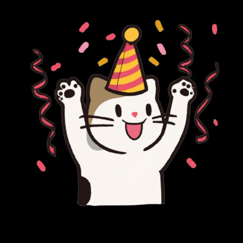 Katze Party Geschenkidee süß niedlich feiern