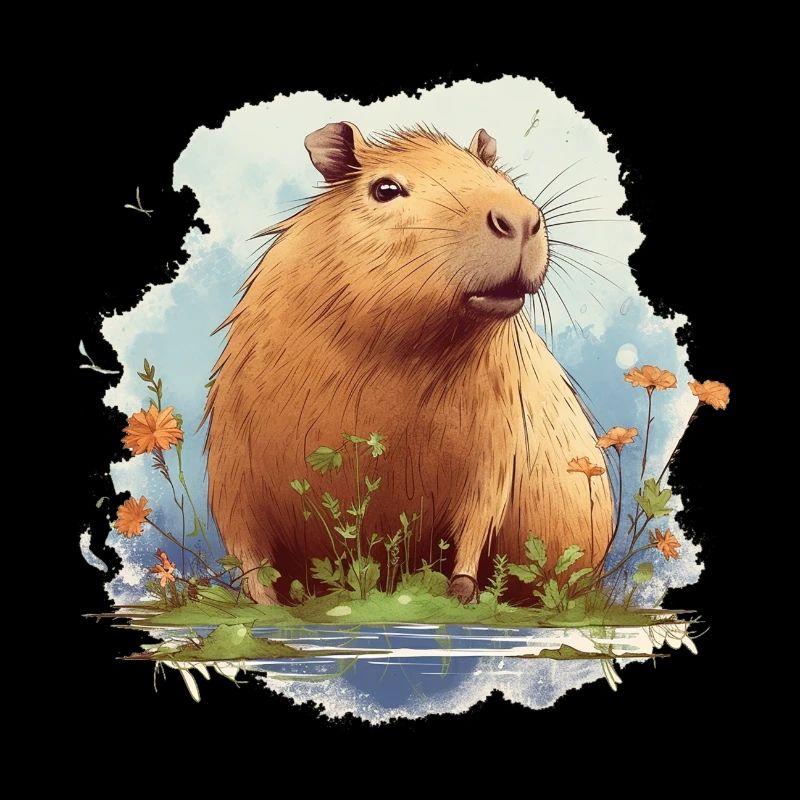 Capybara - sucré - tendance - capybara - cadeau