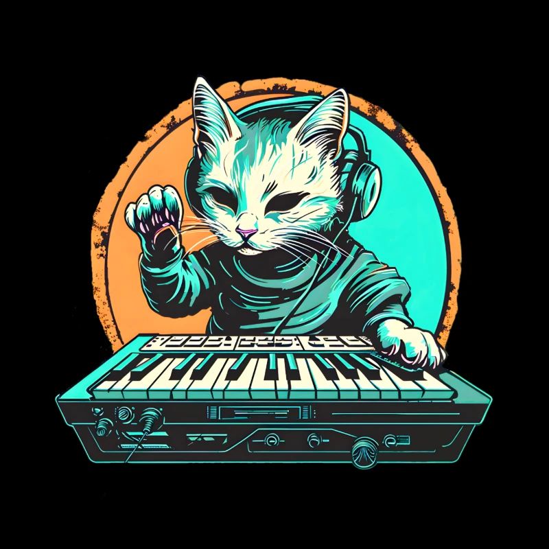Synth Cat Hello