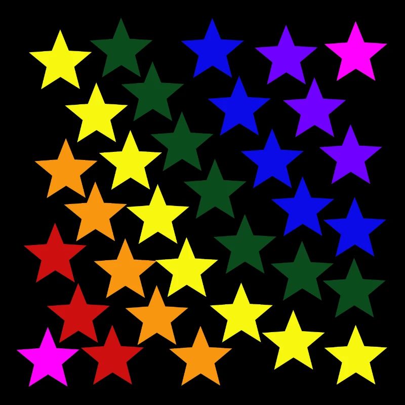 Sterne Regenbogen Geschenkidee bunt farbenfroh