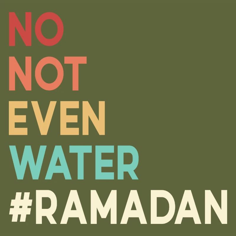 Nein nicht einmal Wasser Ramadan