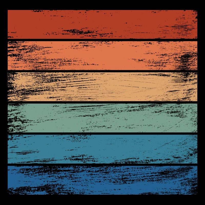 Retro Regenbogen Distressed Hintergrund Motiv