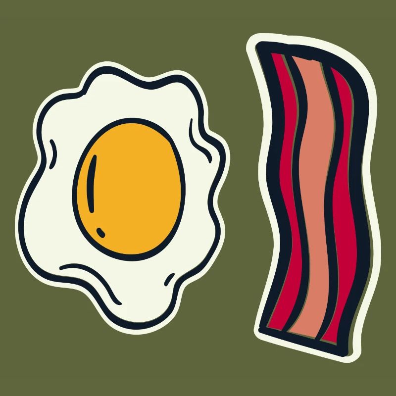 Egg and bacon