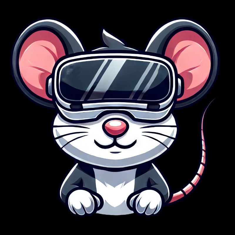 Mouse Rat VR Gamer Gaming Science Fiction