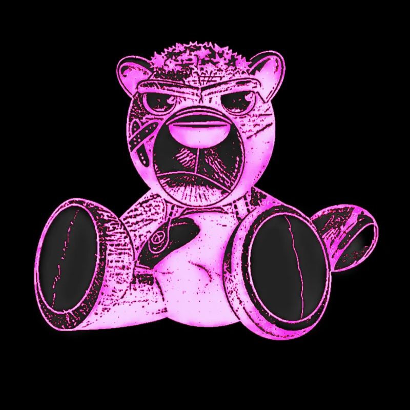 Creepy Teddy Pink