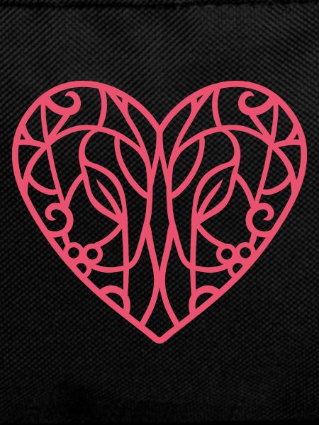 Ornamental pink heart