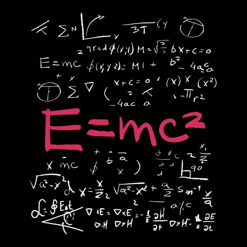 Physik und Mathematik Formeln EMC2