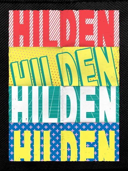 Hilden Germany City Font Skyline