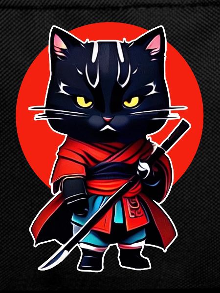 Chat samouraï