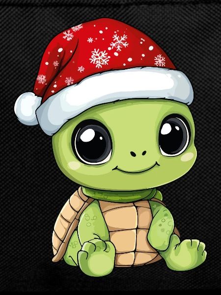 Turtle Christmas Cute Cute Christmassy