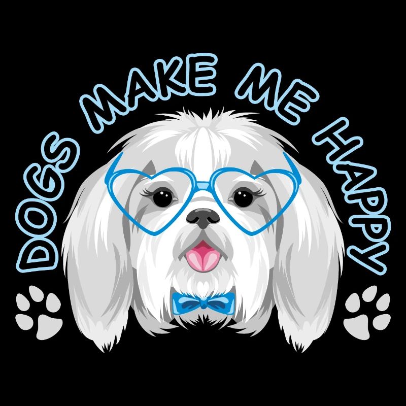 Dogs make me happy