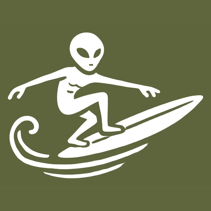 Alien Surfer Surf Planche de surf Surf d’été