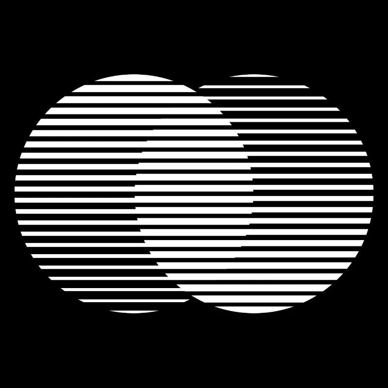 Two Circles / weiß