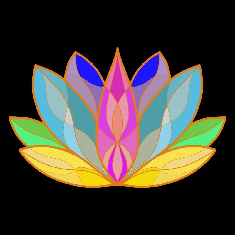Blooming Lotus Mandala Design
