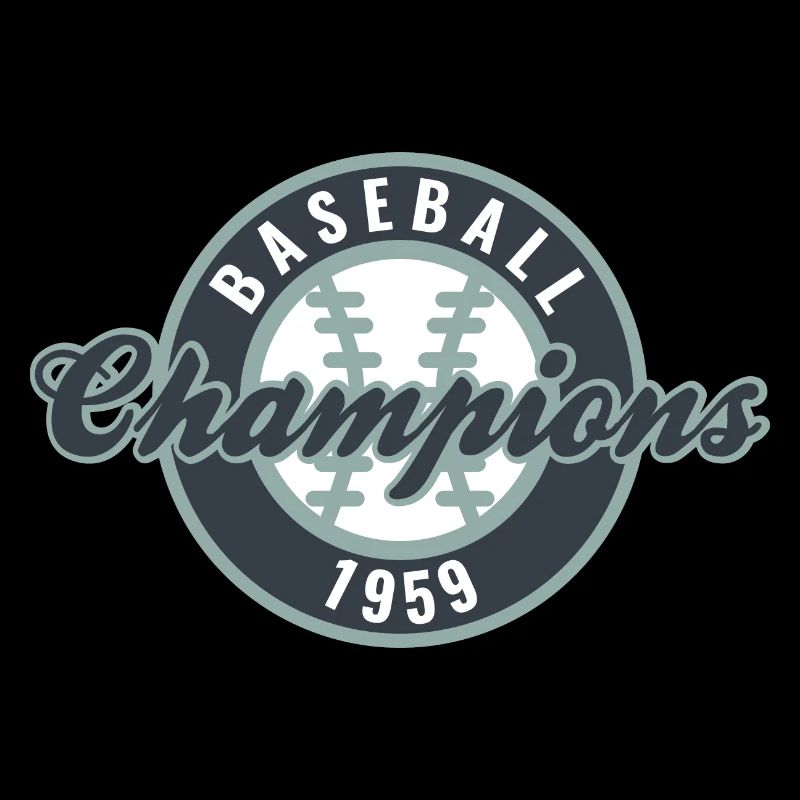 Baseball Champions 1959 Retro Logo