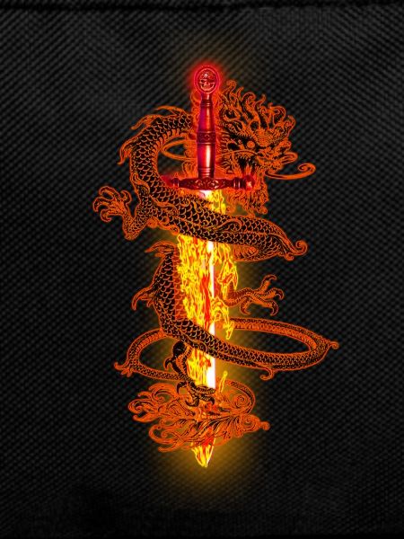 DRAGON, SWORD, FIRE, DRAGON