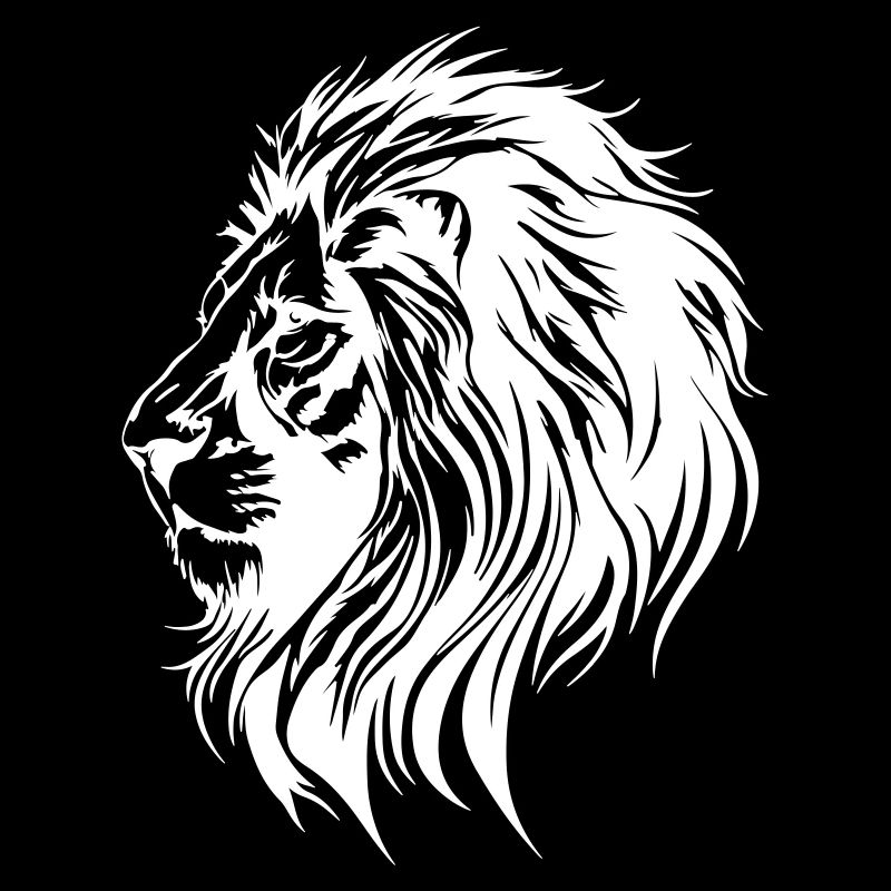 Lion's head symbol lion