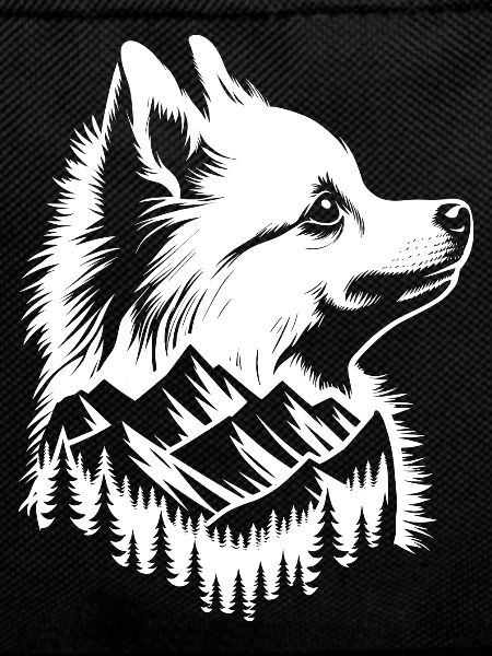Pomeranian Dog Mountain