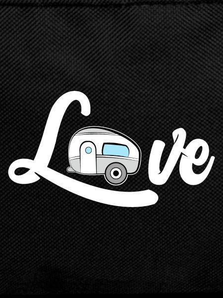 Love camping caravan outdoor