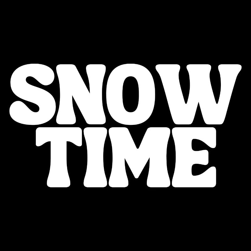 SNOW TIME HIVER SAISON SKI NEIGE
