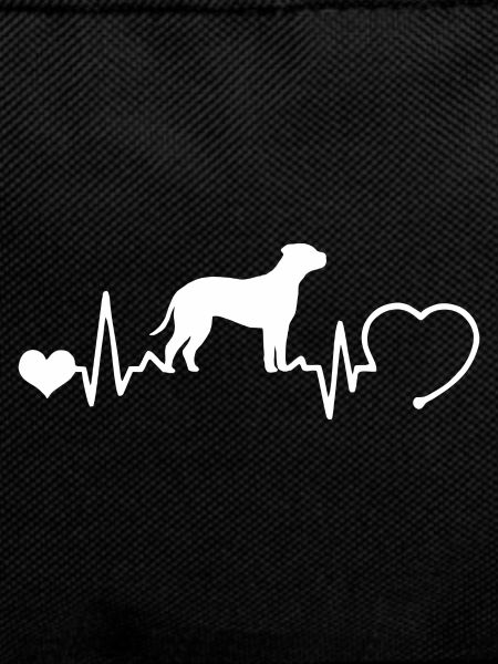 Bullmastiff mit Herzschlag