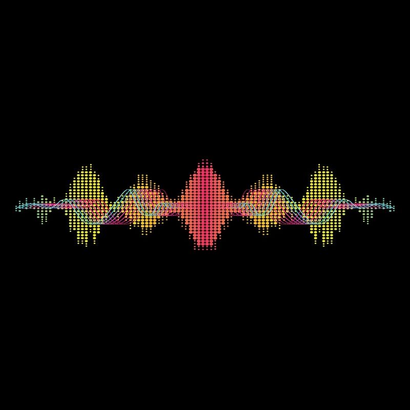 Musikfrequenz Ton Wellen Physik und Sound