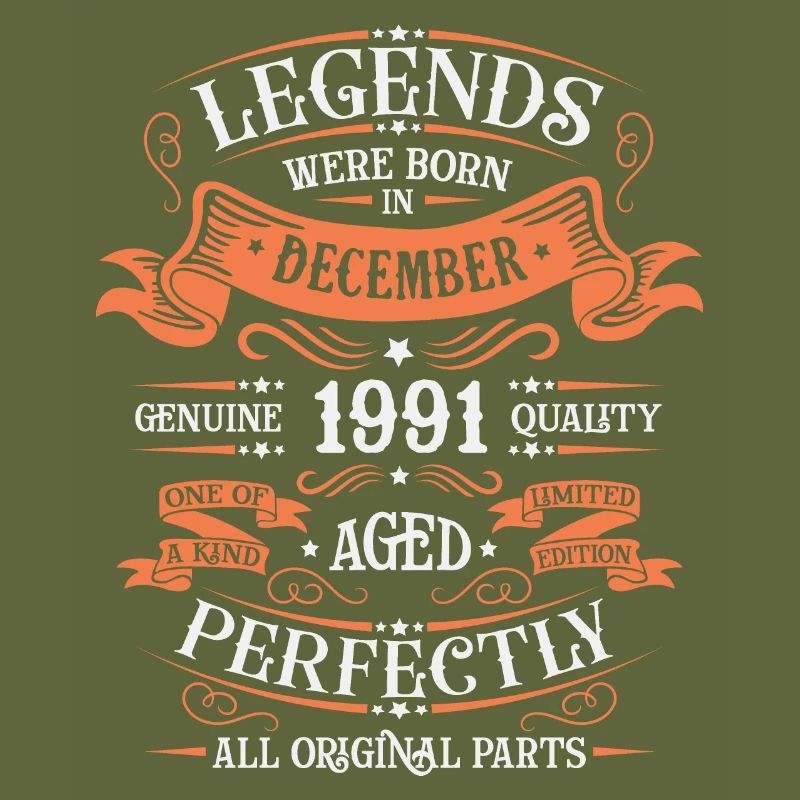 Die Legenden wurden im Dezember 1991 geboren Geschenk
