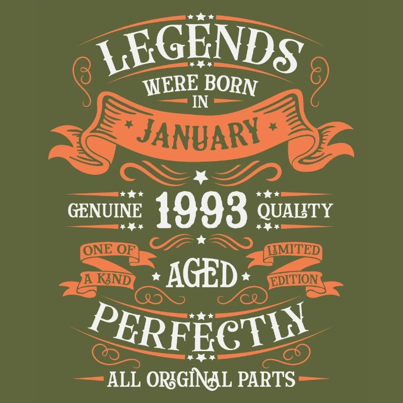Die Legenden wurden im Januar 1993 geboren Geschenk