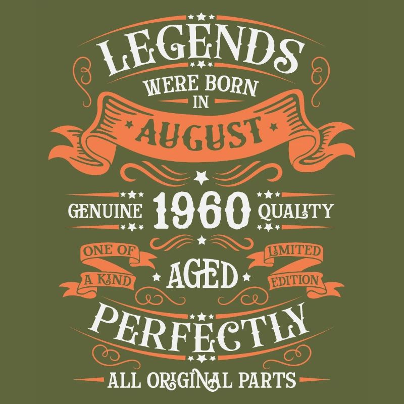 Date de naissance : Août 1960 - Edition Limitée Rétro