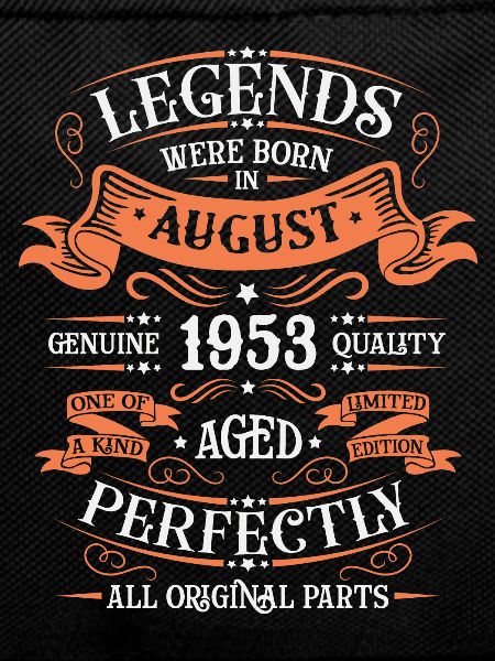 August 1953 - Birthday in August