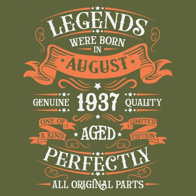 August 1937 Geburtstag Mann