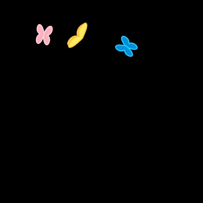 Harmonie : Notes de musique et papillons