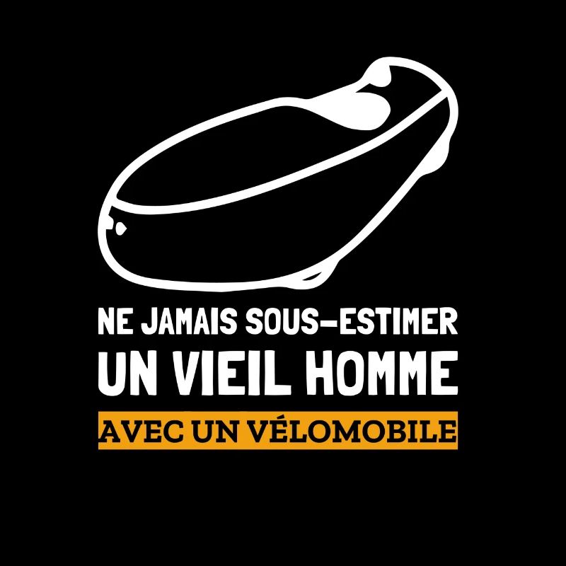 Homme Vélomobile Velomobil Vélo Couché Cadeau