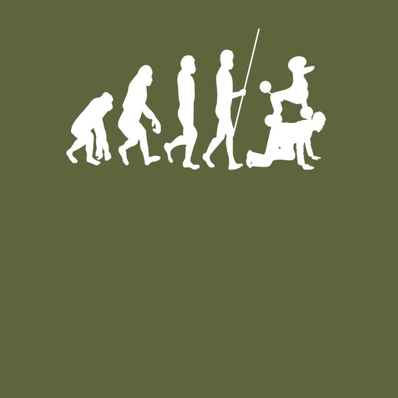 Funny Poodle Dog Owner Slave Evolution