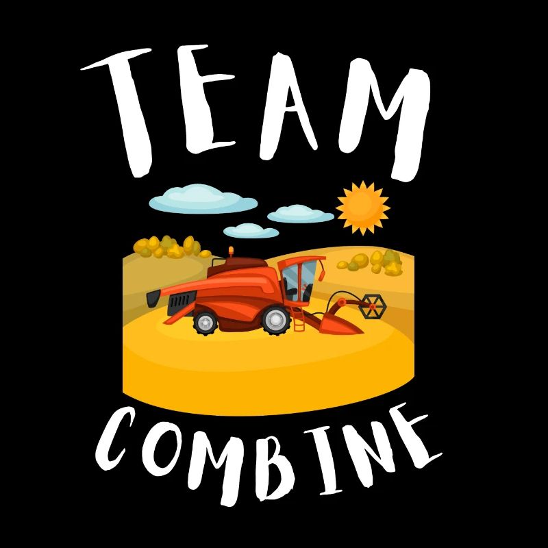 Farming Combine Harvester Driver Agriculture